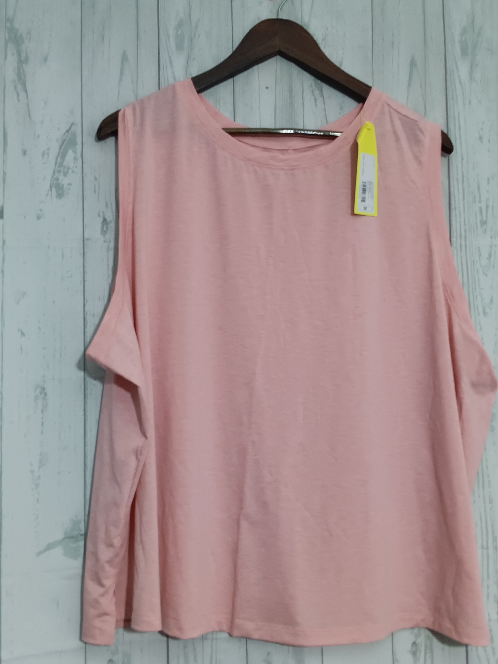 all in motion Pink Tank Top Tee Sz 3X NWT